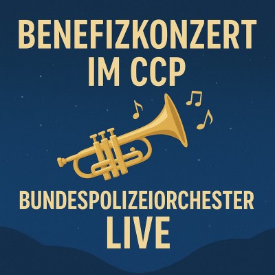 Bundespolizeiorchester spielt Benefizkonzert im CCP Pforzheim
